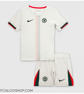 Chelsea Seconda Maglia Bambino 2025-26 Manica Corta (+ Pantaloni corti)